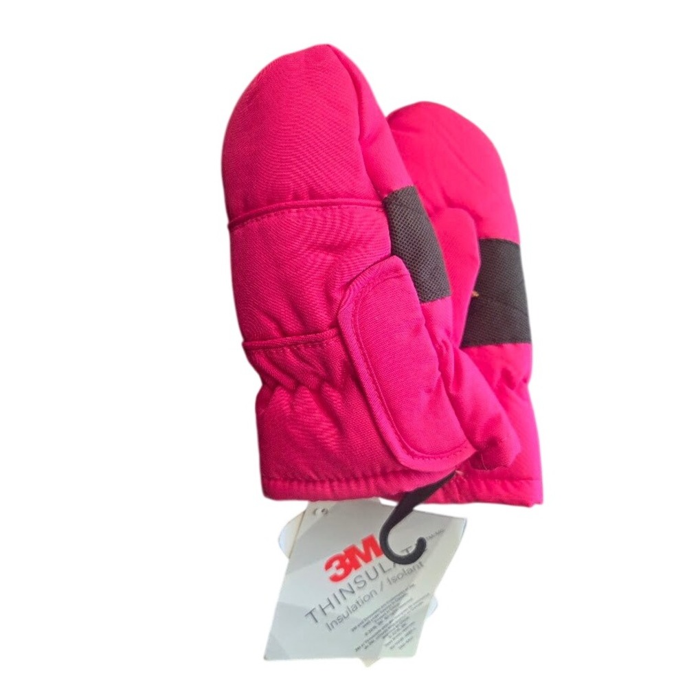 Grand Sierra Toddler 2-4 Pink 3M Thinsulate Winter Mittens NWT